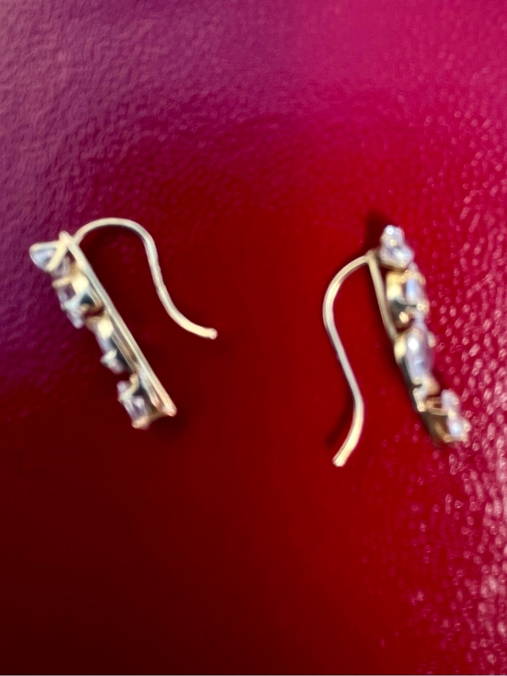 10k Gold Earrings ππ - Picture 3 of 5